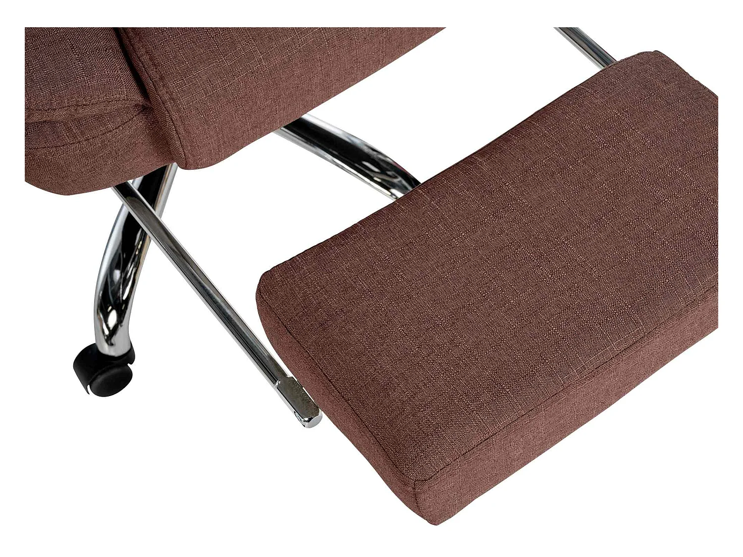 Chaise de bureau - Tissu - Marron - Oxygen