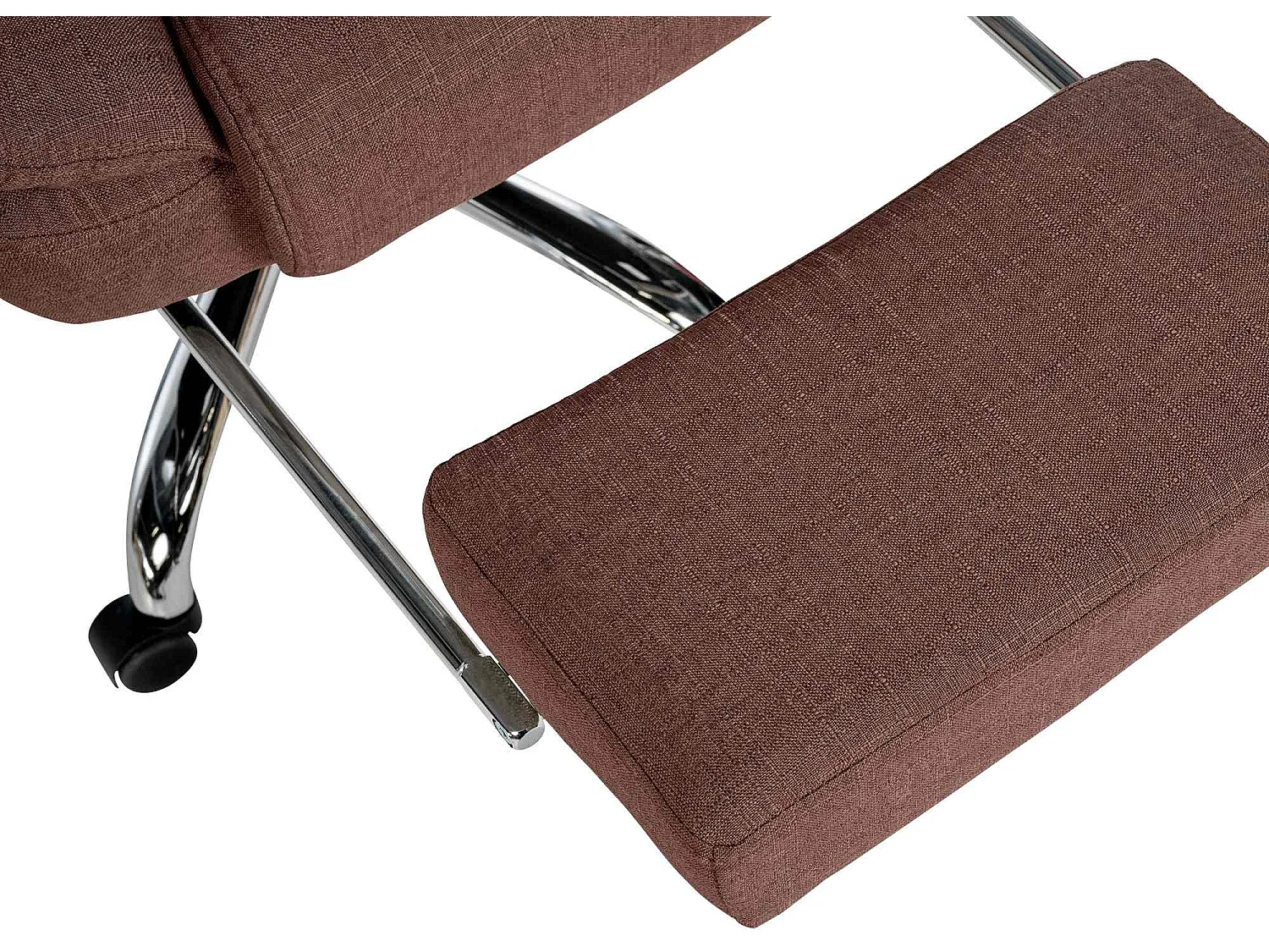 Chaise de bureau - Tissu - Marron - Oxygen