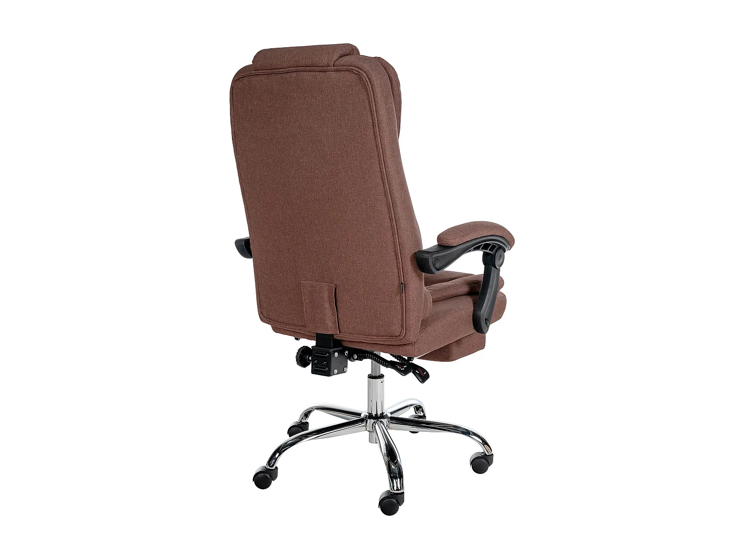 Chaise de bureau - Tissu - Marron - Oxygen