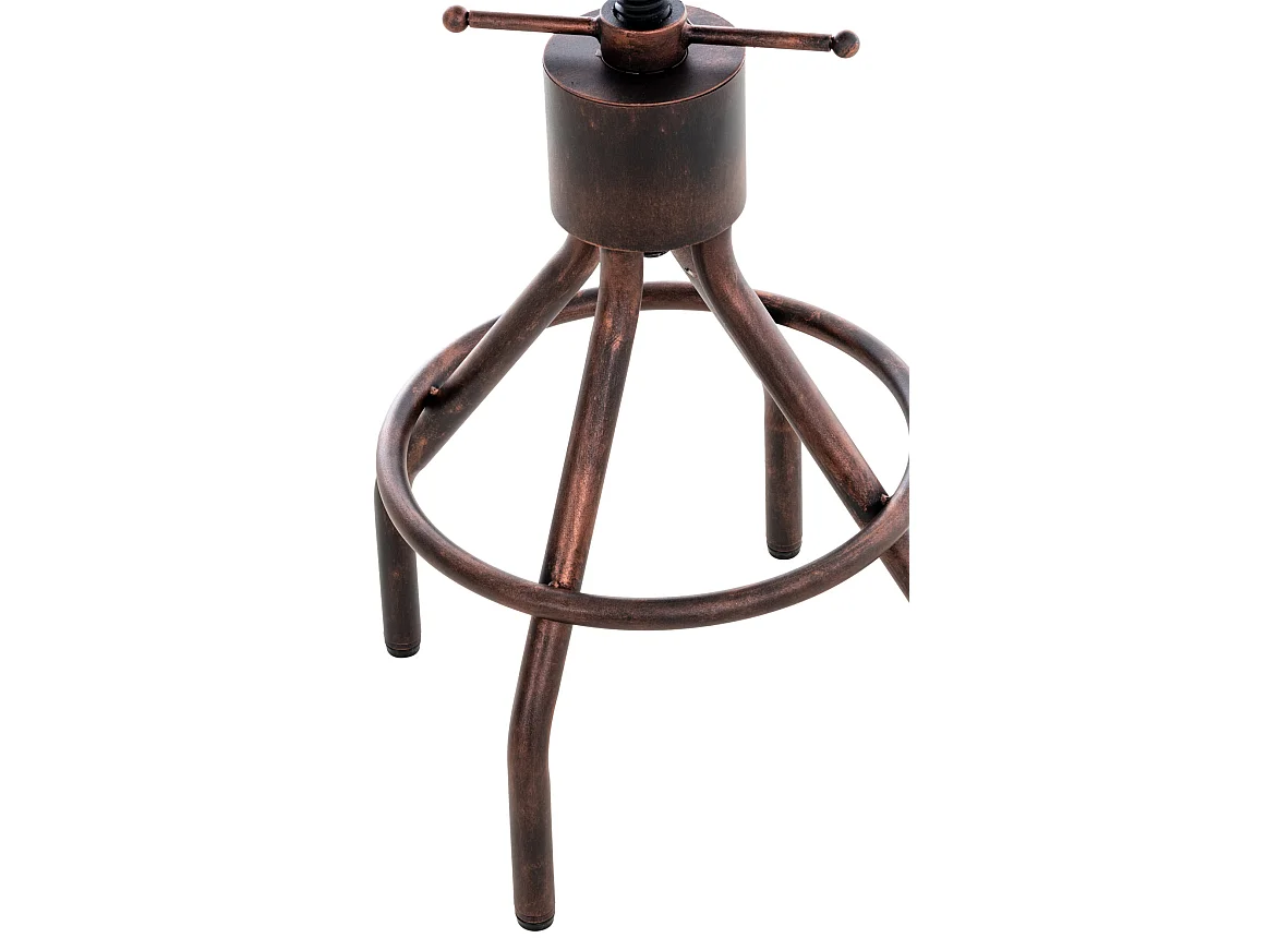 Barhocker - Holz - bronze - Hanam
