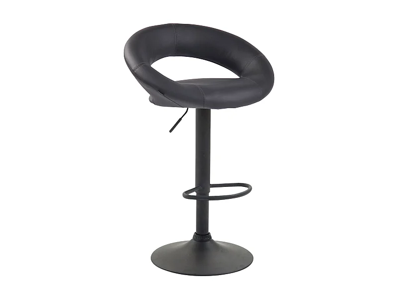 Tabouret de bar - Similicuir & Métal - Gris - Olinda