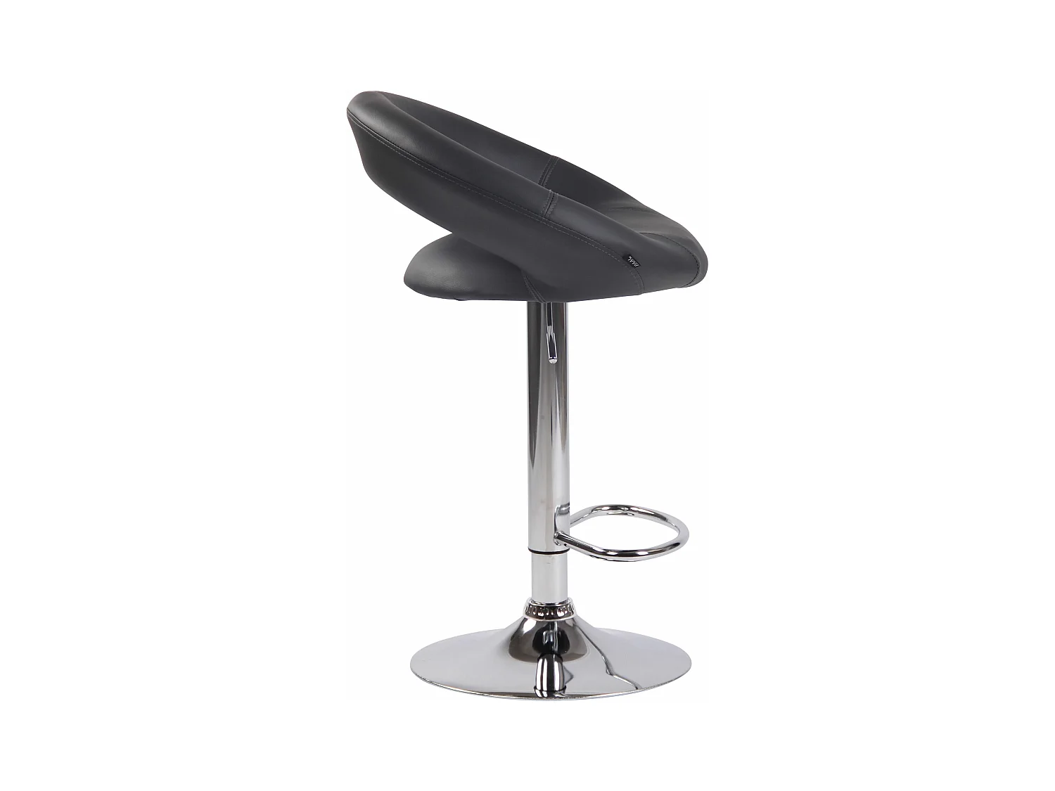 Tabouret de bar - Similicuir & Métal - Gris - Olinda