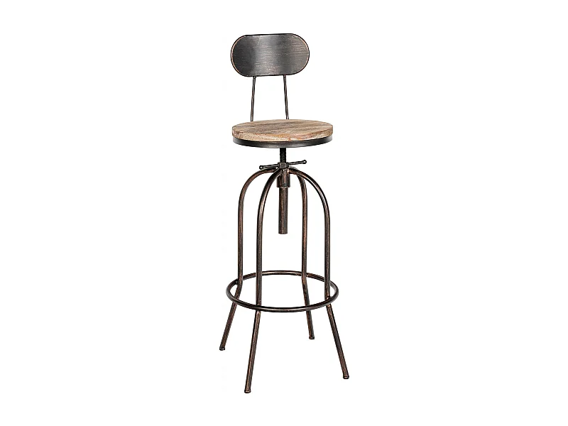 Tabouret de bar - Métal - Bronze - Pino