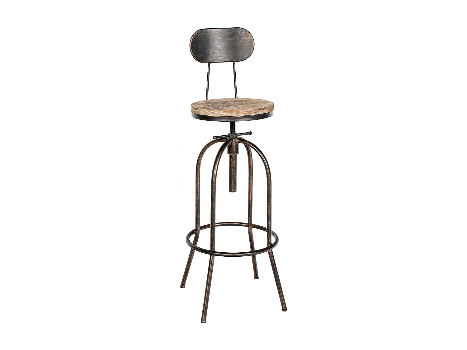 Tabouret de bar - Métal - Bronze - Pino