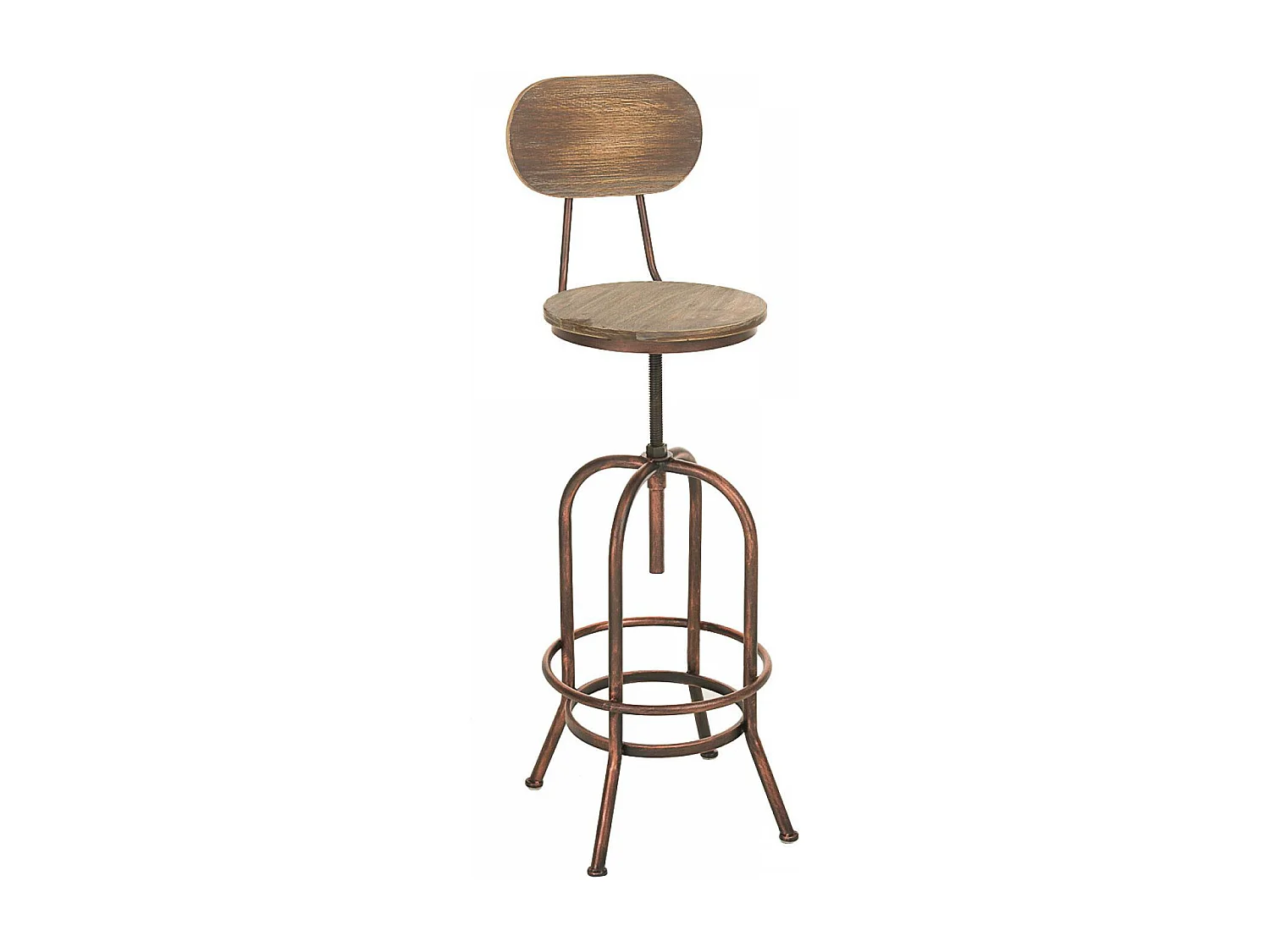 Tabouret de bar - Métal - Bronze - Pino