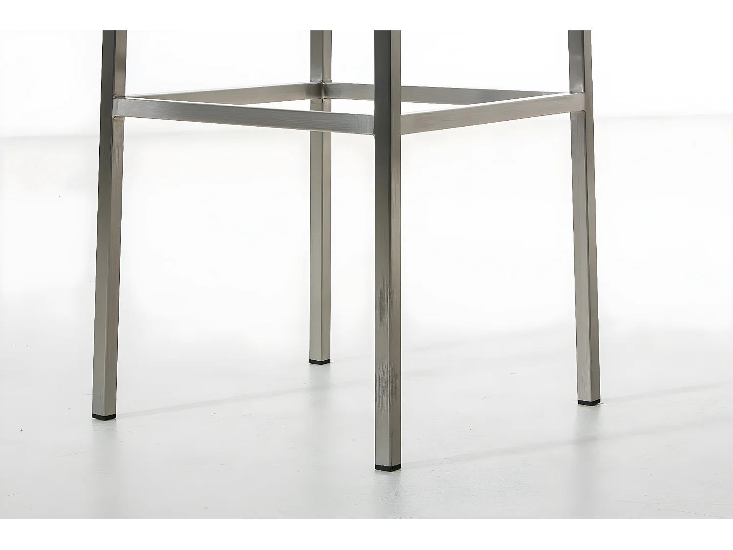 Tabouret de bar - Tissu & Acier inoxydable - Bleu - Montreal 85