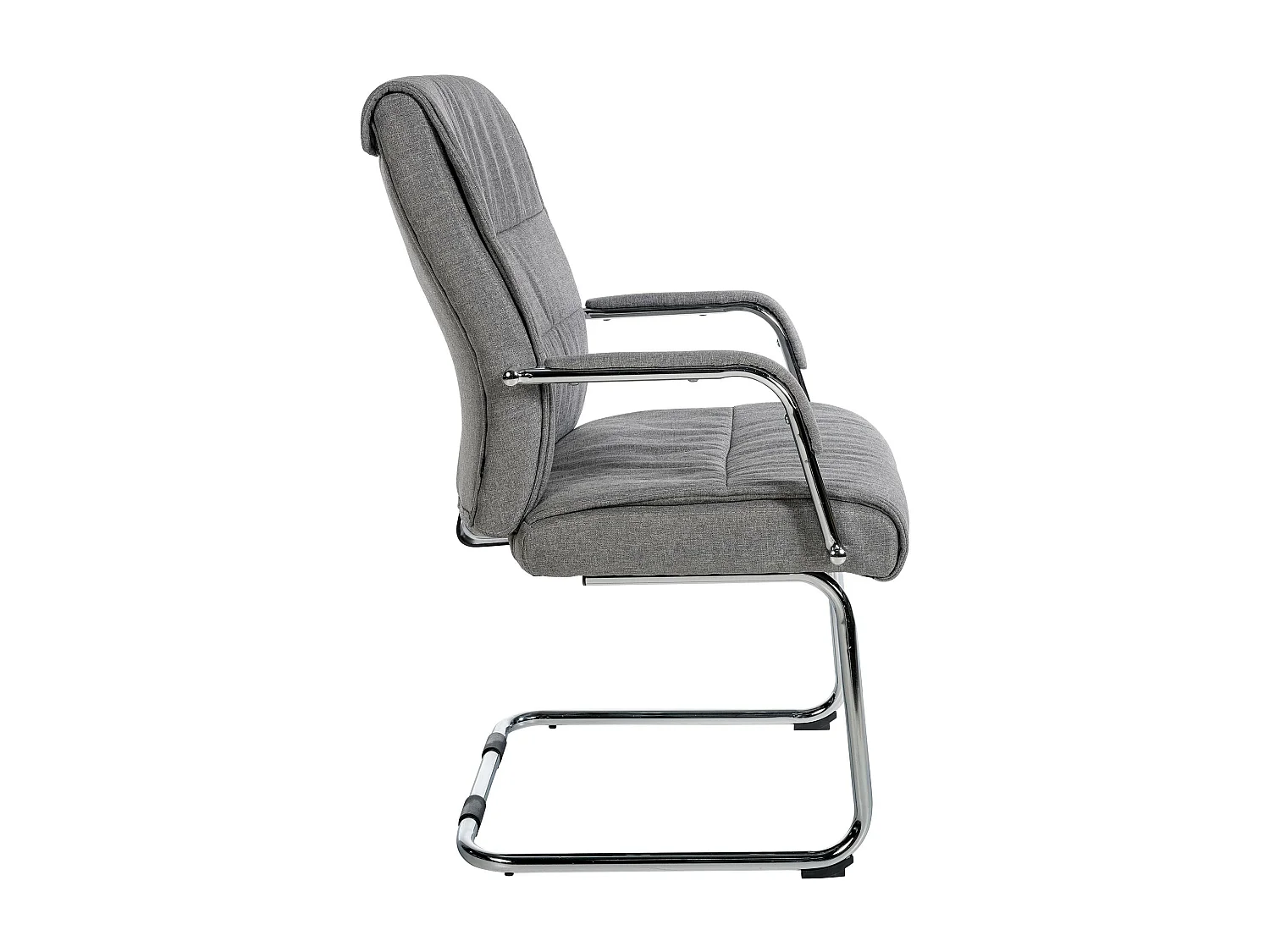 Lot de 2  chaises oscillantes - Tissu - Gris clair - Sievert