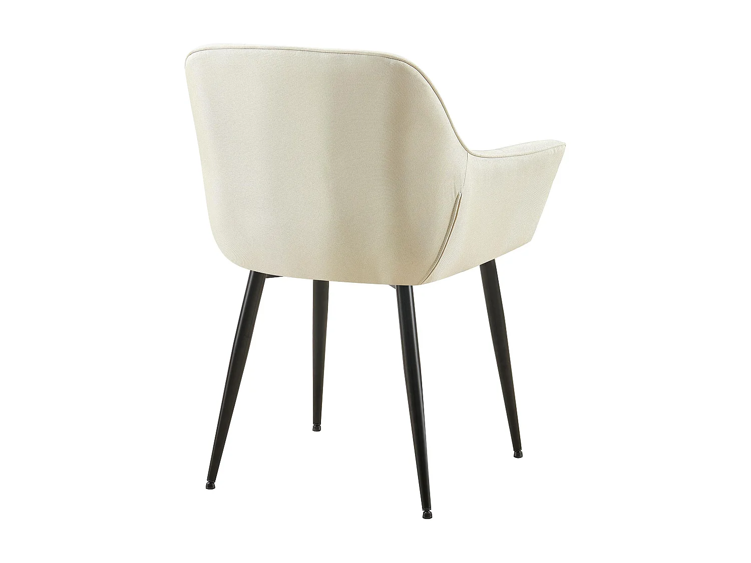 chaises avec accoudoirs - Tissu - Crème - Roseville