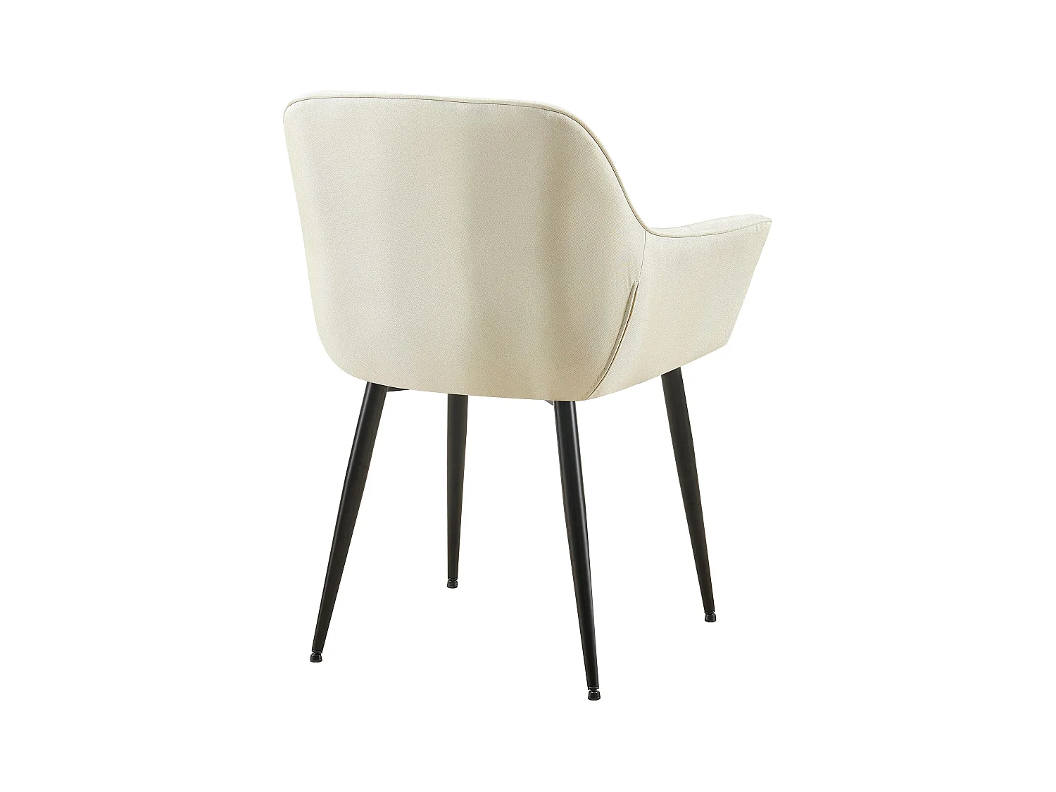 Stoel met armleuningen - Stof - creme - Roseville