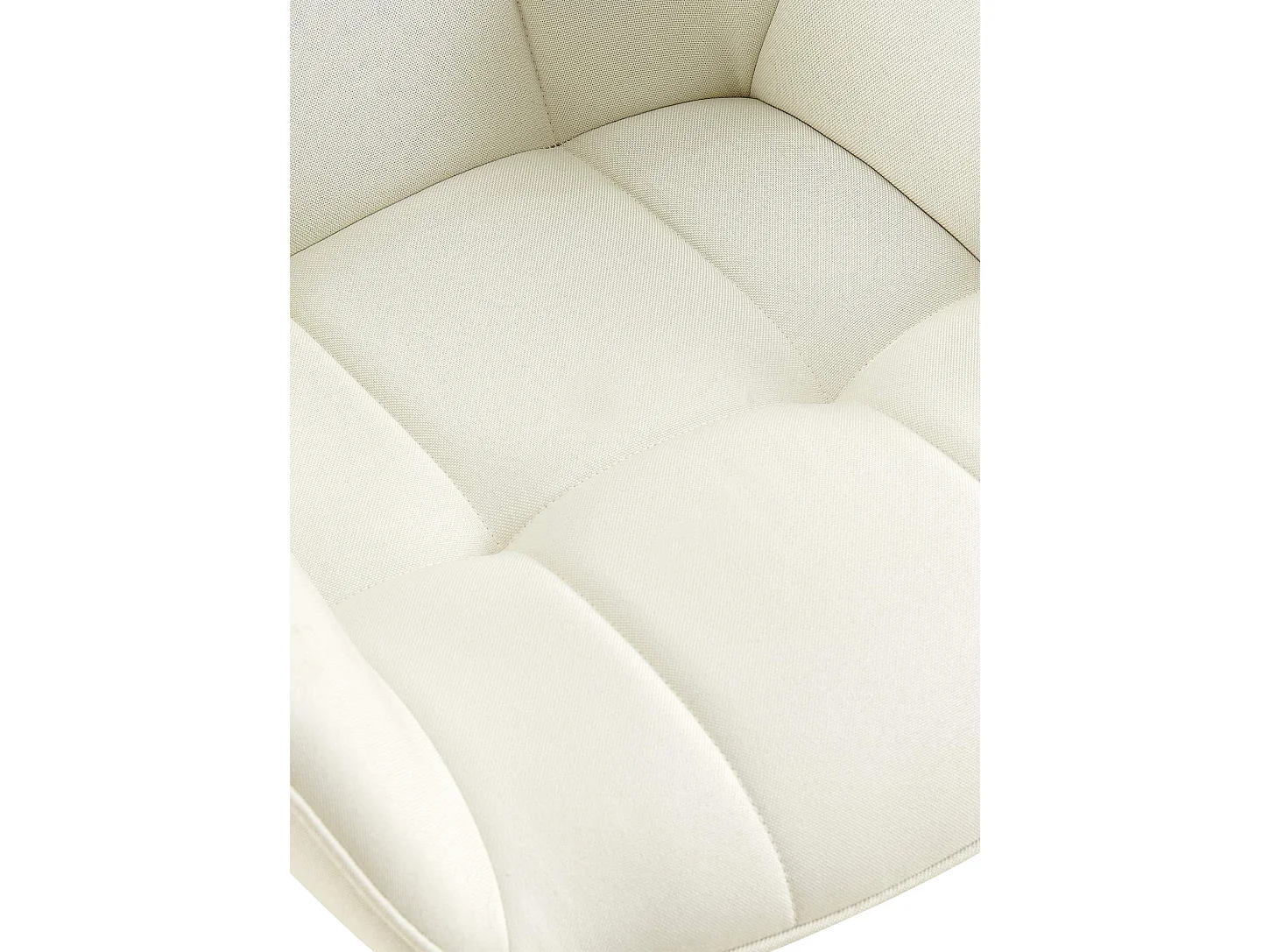 chaises avec accoudoirs - Tissu - Crème - Roseville