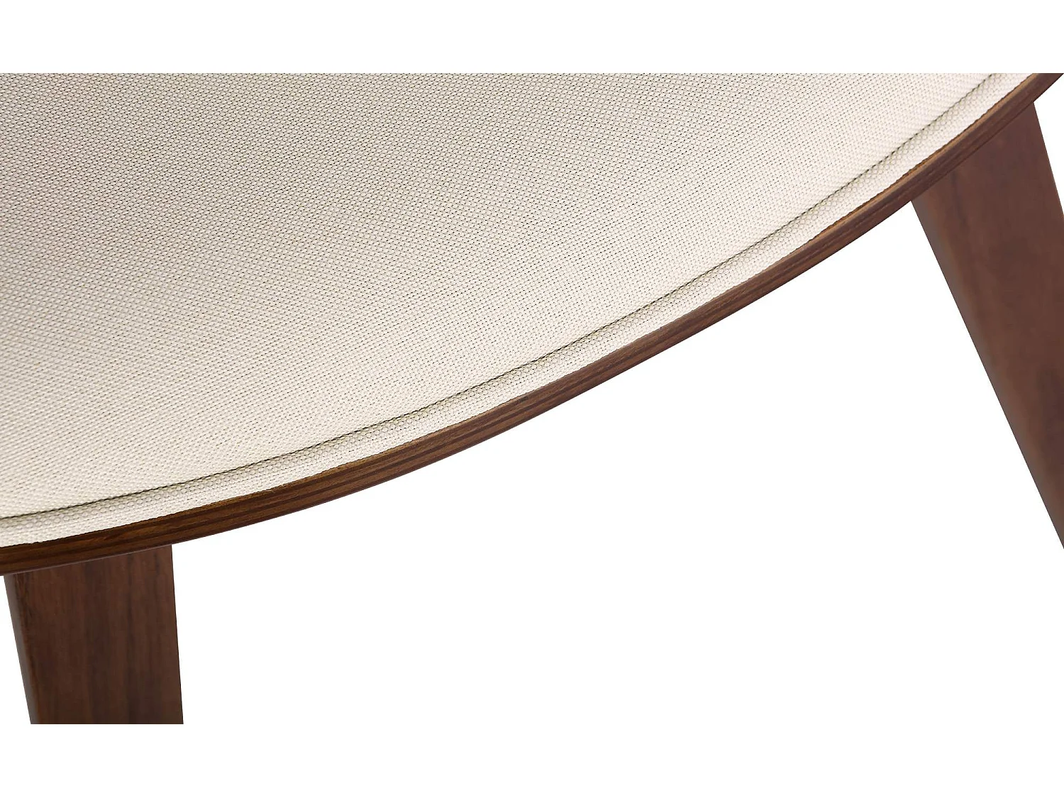 chaise salle à manger - Tissu - Crème - Foley