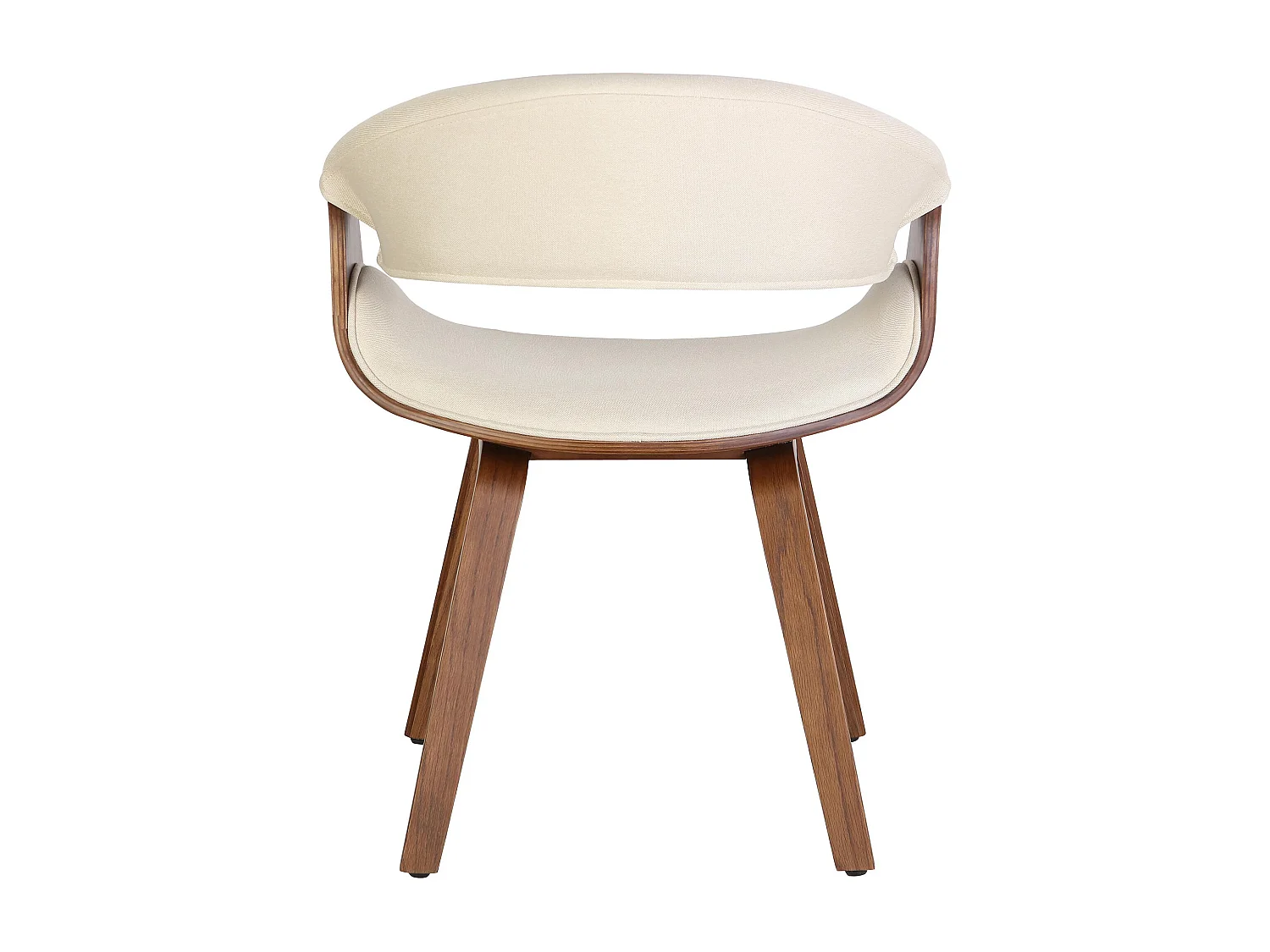 chaise salle à manger - Tissu - Crème - Foley