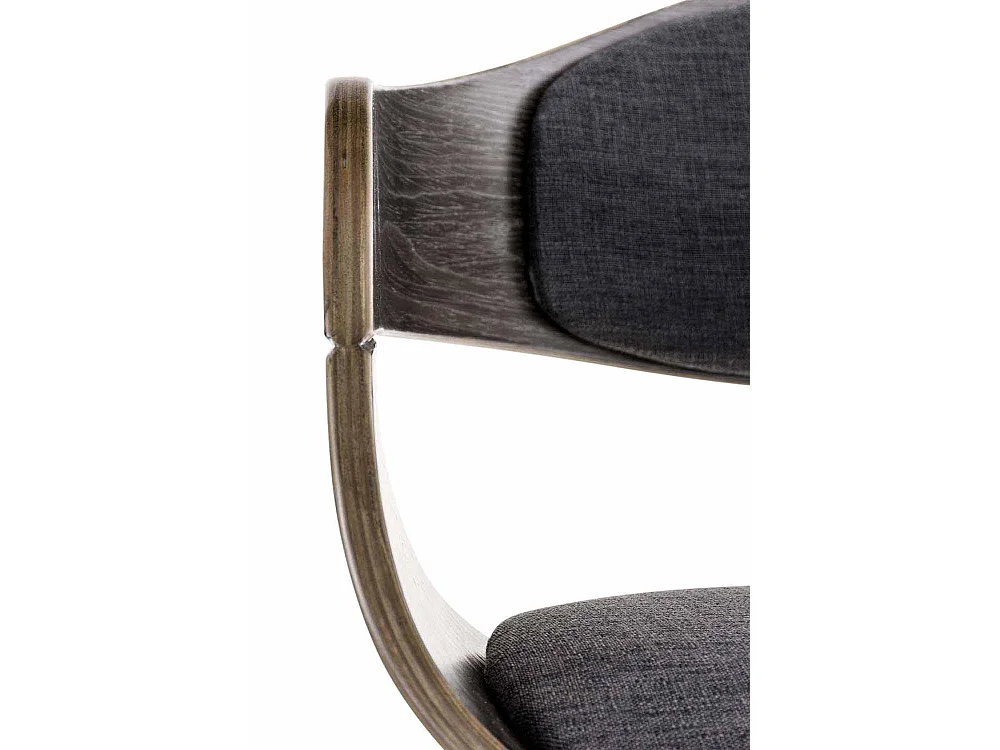 chaises avec accoudoirs - Tissu - Gris / Gris foncé - Kingston