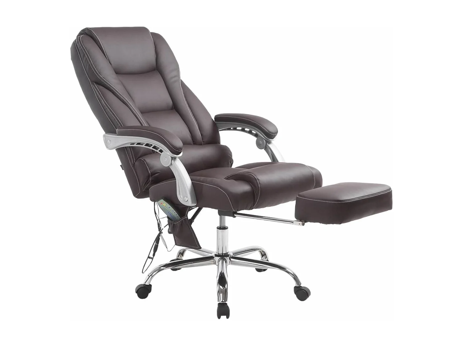 Chaise de bureau - Similicuir & Nature - Marron - Pacific