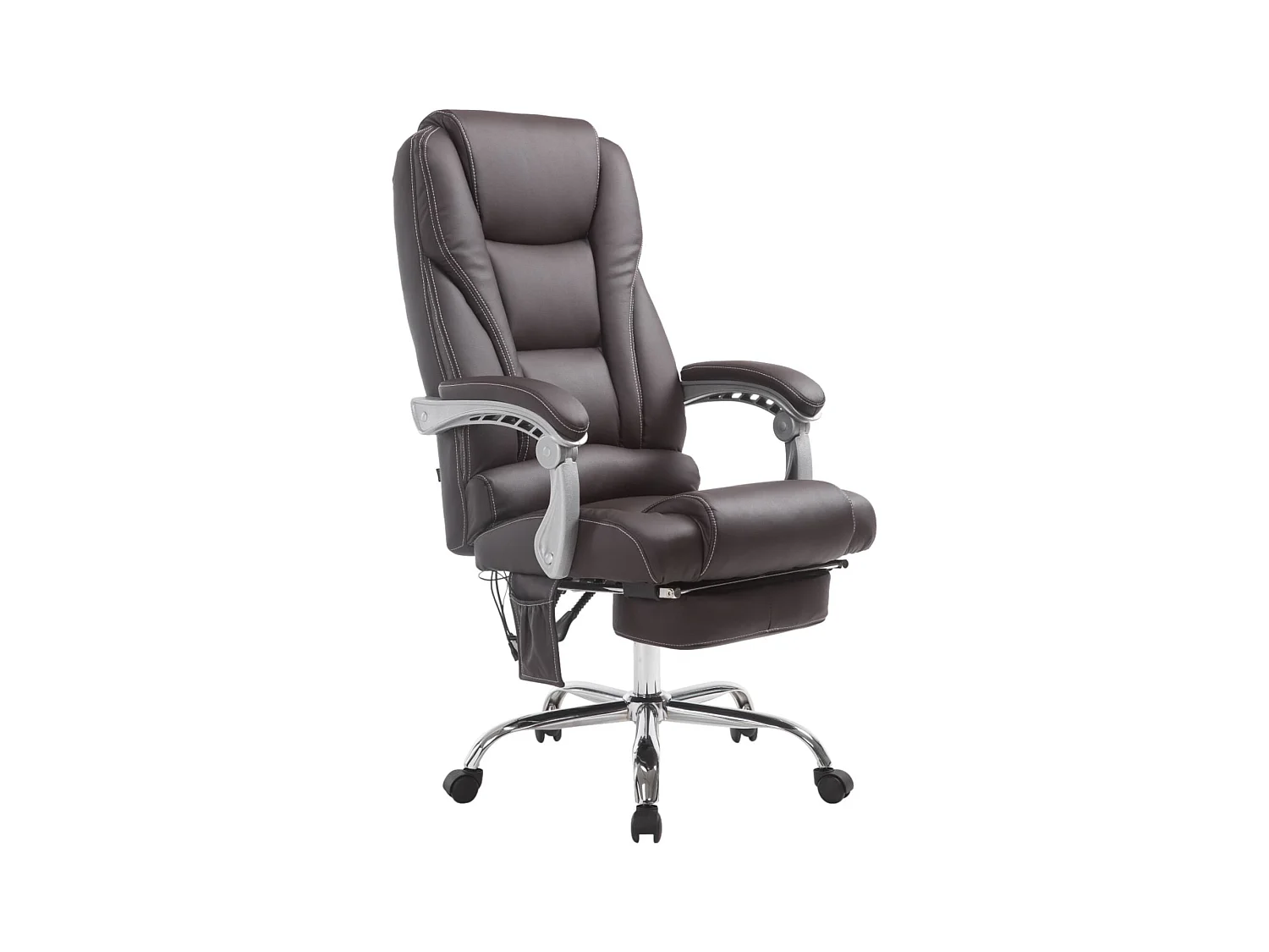 Chaise de bureau - Similicuir & Nature - Marron - Pacific