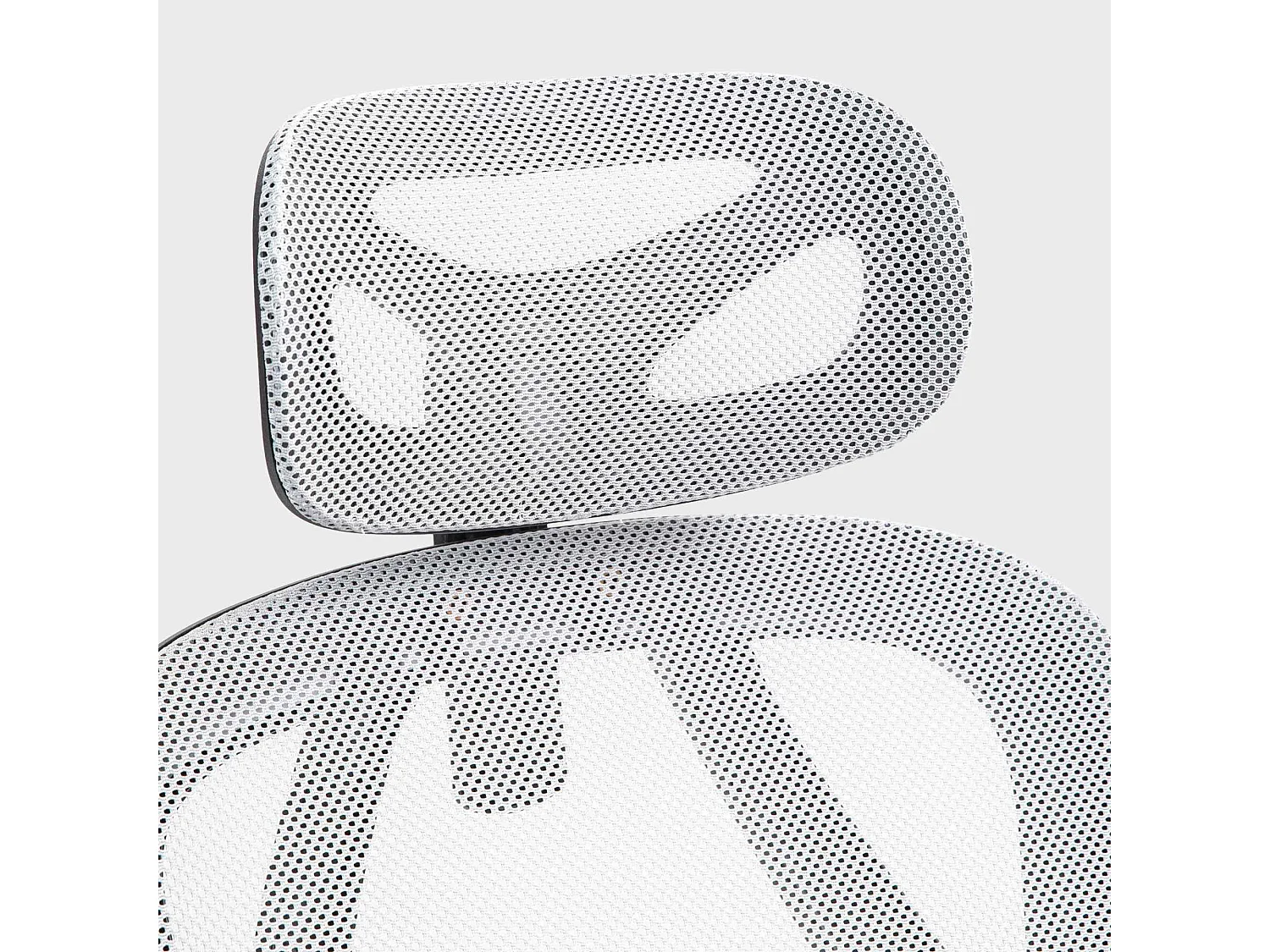 Chaise de bureau - Tissu & Plastique - Gris - Taos