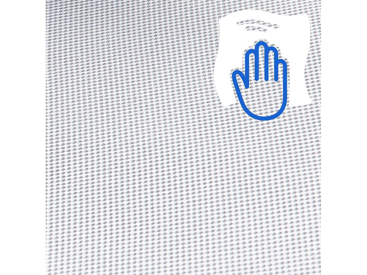 Chaise de bureau - Tissu & Plastique - Gris - Taos