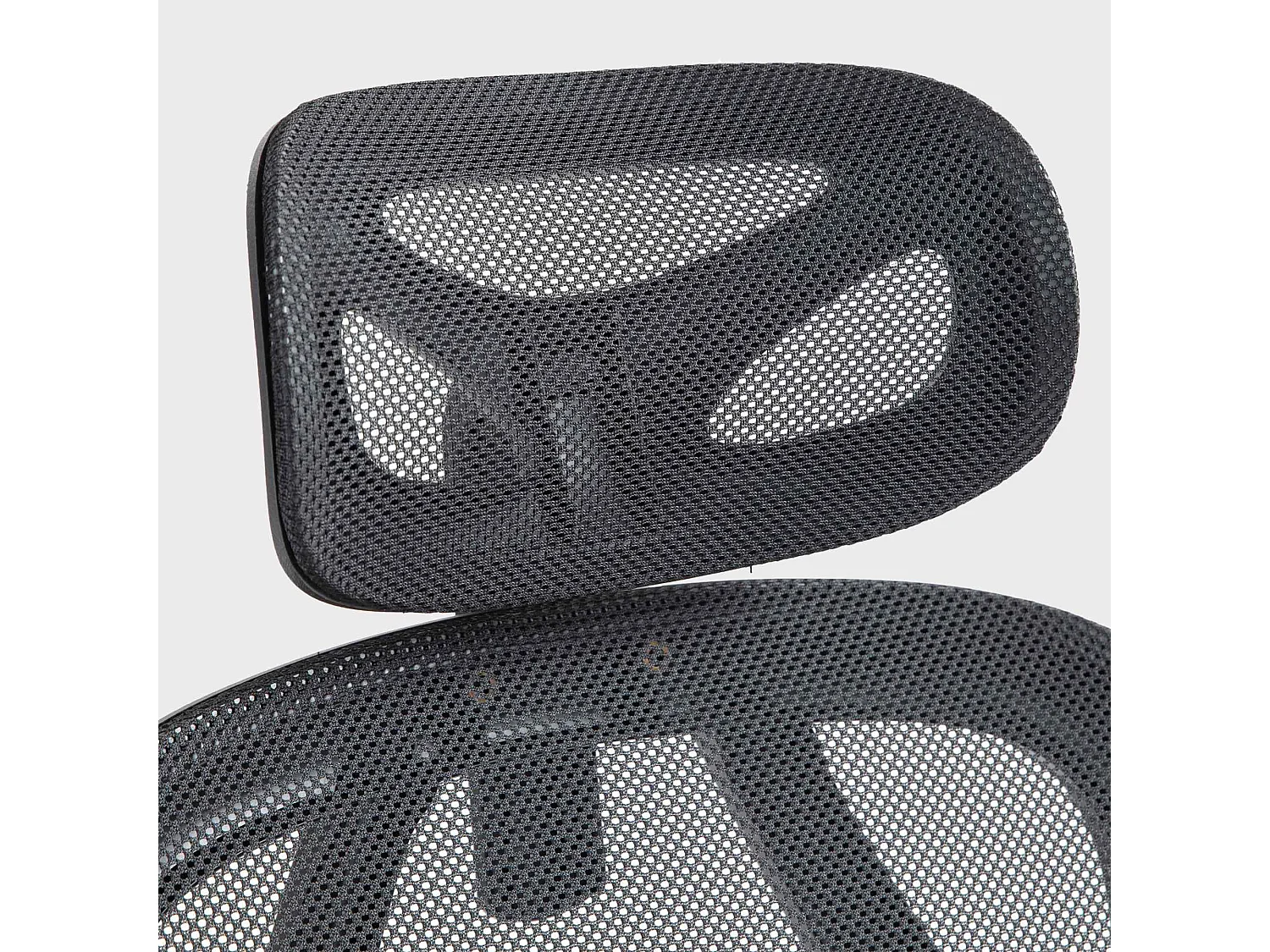 Chaise de bureau - Tissu & Plastique - Noir - Taos