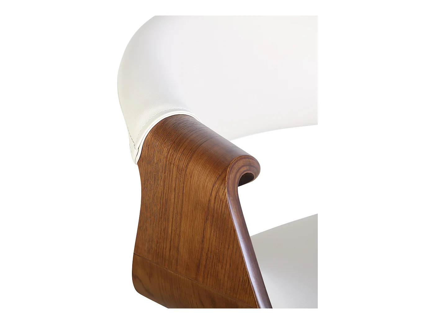 chaise salle à manger - Similicuir - Crème - Foley