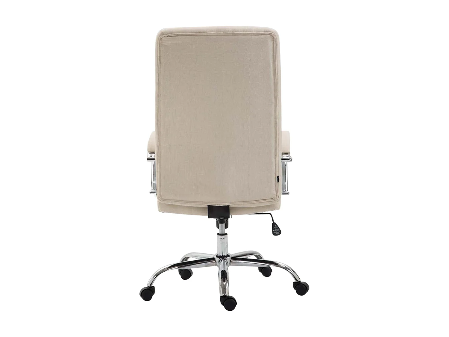 Chaise de bureau - Tissu & Cappuccino - Crème - Valais