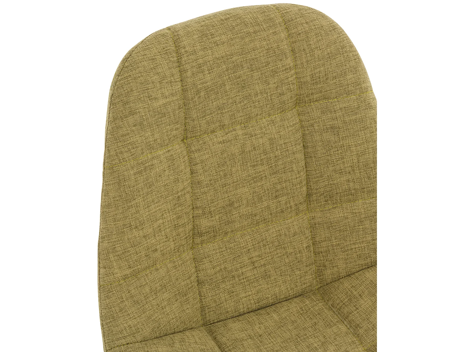 Chaise de bureau - Tissu & Métal chromé - Vert - Emil