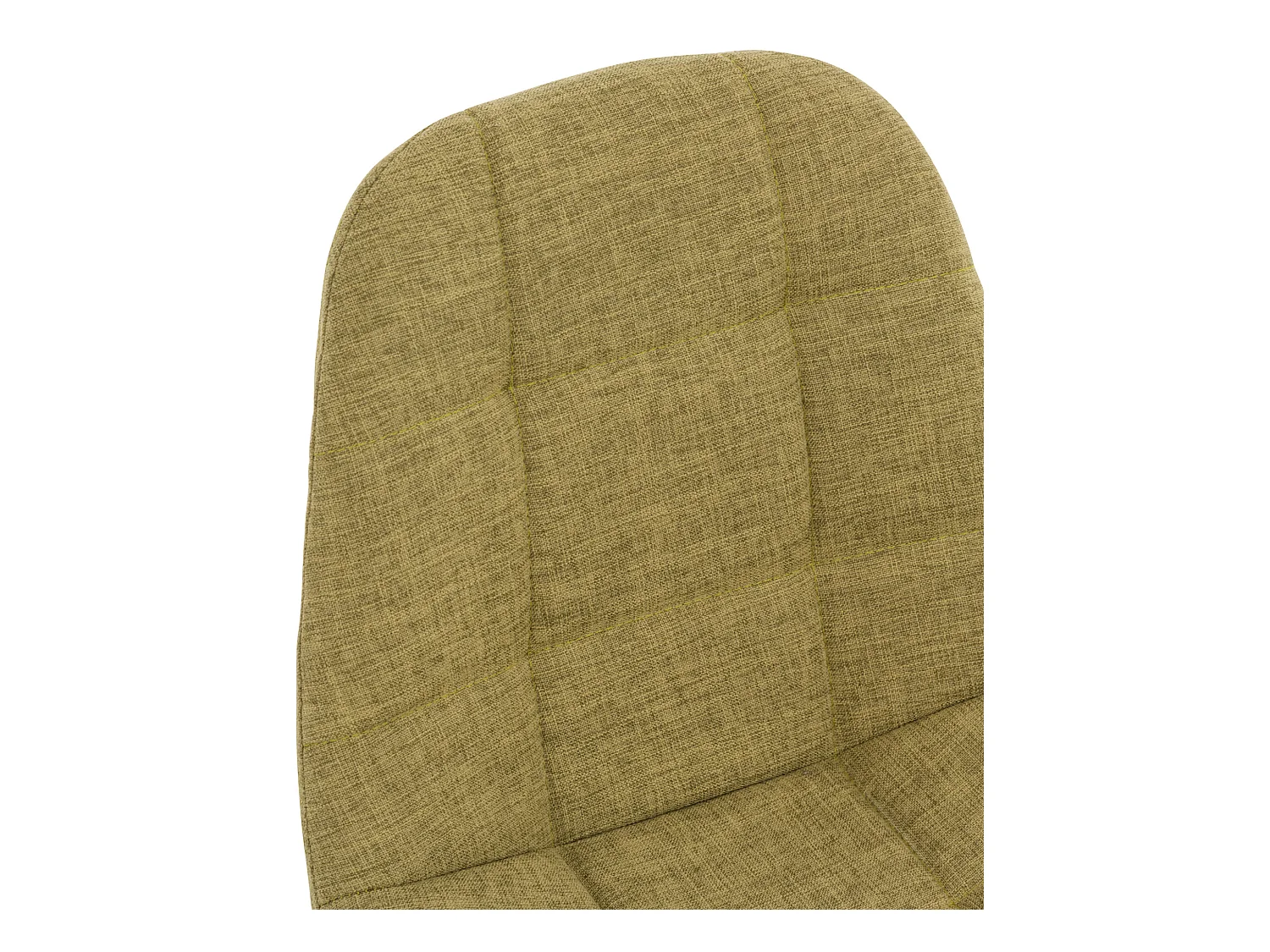 Chaise de bureau - Tissu & Métal chromé - Vert - Emil