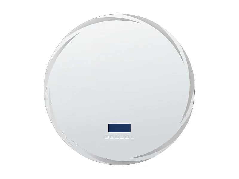 Lustro łazienkowe LED TANAY 60 cm 60 cm Wbudowany głośnik Bluetooth Srebrny