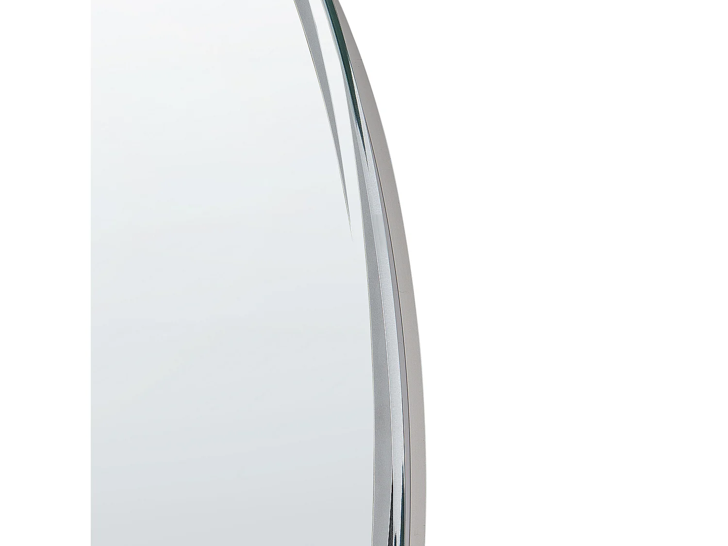 Miroir de salle de bain LED TANAY 60 cm 60 cm Avec haut-parleur Bluetooth intégré Argenté