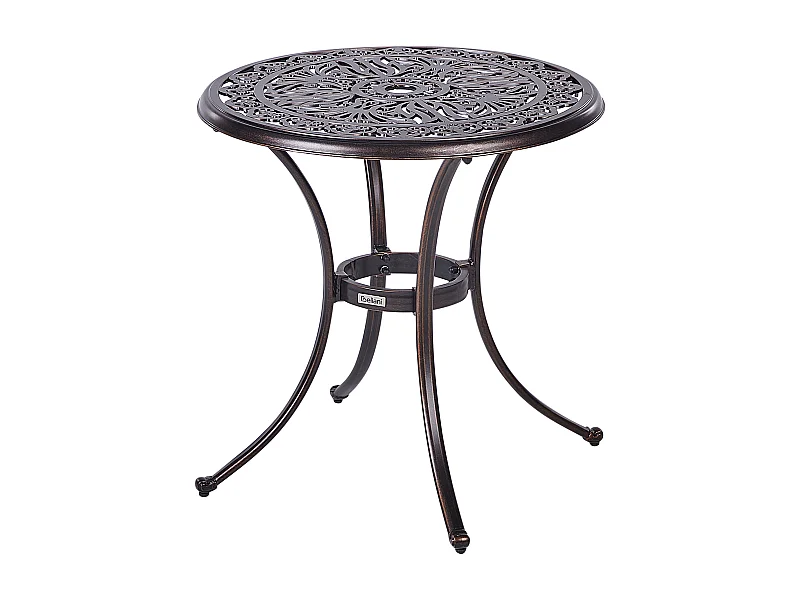 Table bistrot ANDALO 68 cm 68 cm Métal Marron