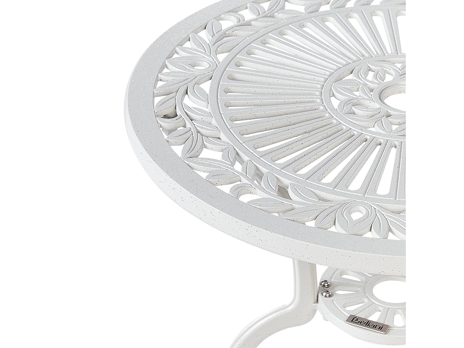 Bistrotafel DASCIO 61 cm 61 cm Metaal Gebroken wit