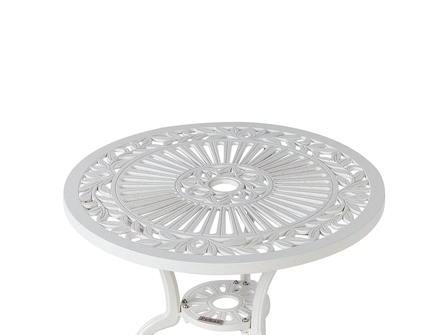 Bistrotafel DASCIO 61 cm 61 cm Metaal Gebroken wit