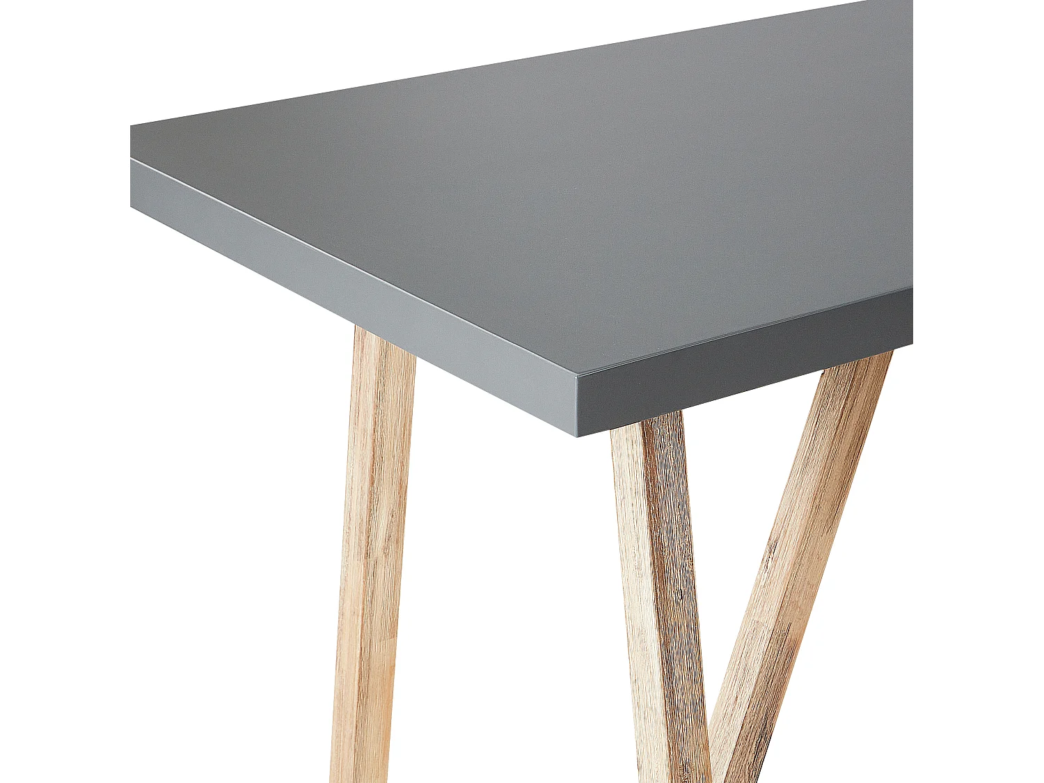 Stół ogrodowy TALAMONE 140 cm 70 cm Szary