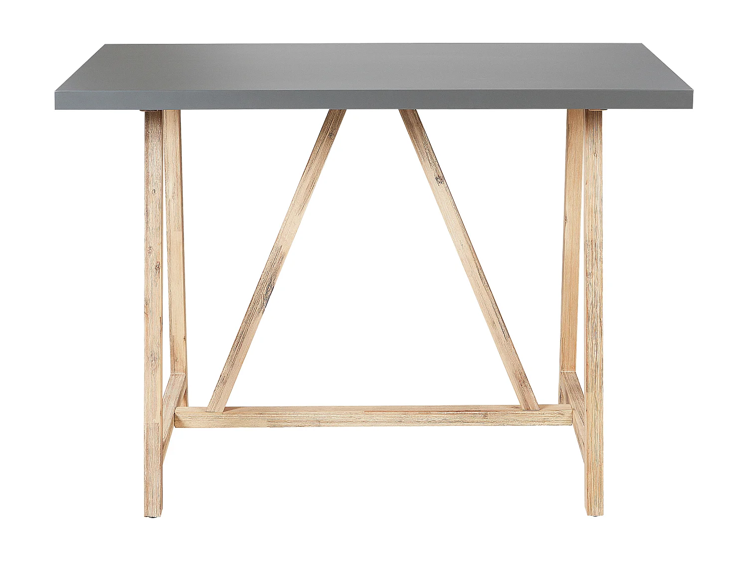 Stół ogrodowy TALAMONE 140 cm 70 cm Szary