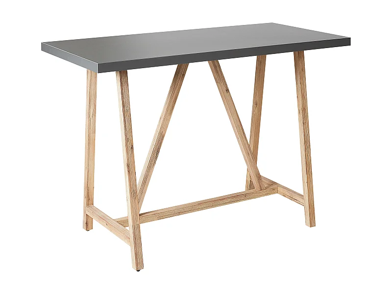 Stół ogrodowy TALAMONE 140 cm 70 cm Szary