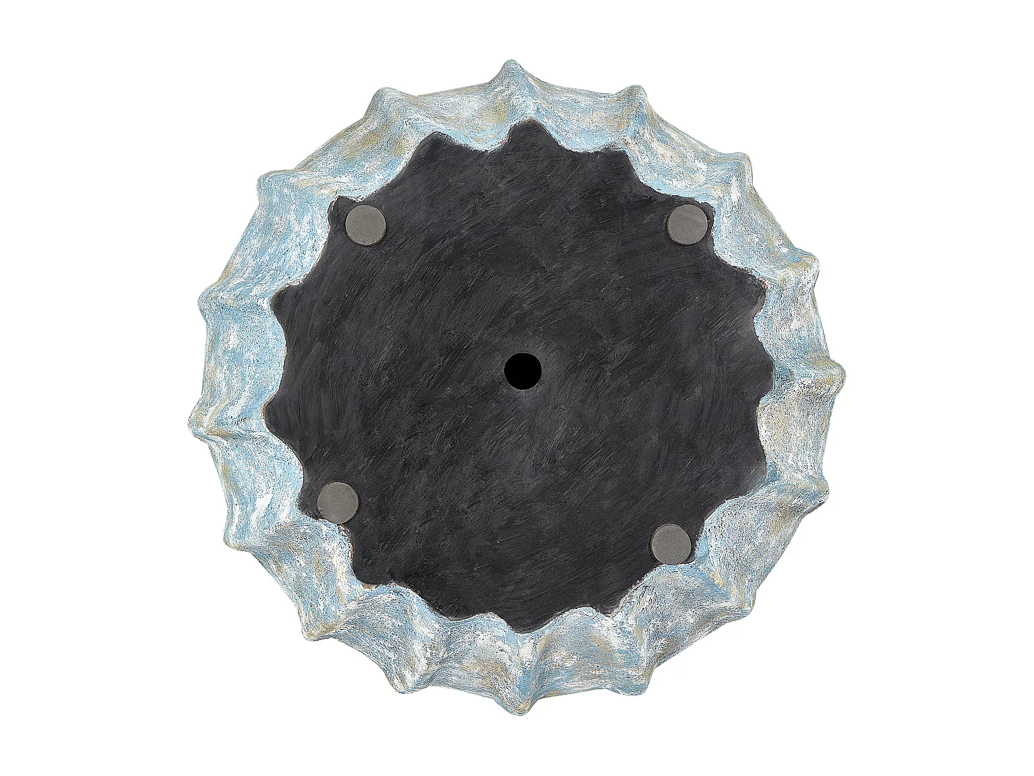 Bloempot OSTRYA Keramiek 51 cm Blauw