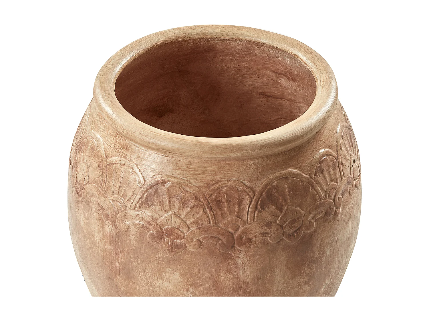 Cache-pot PYRUS Céramique 48 cm Marron