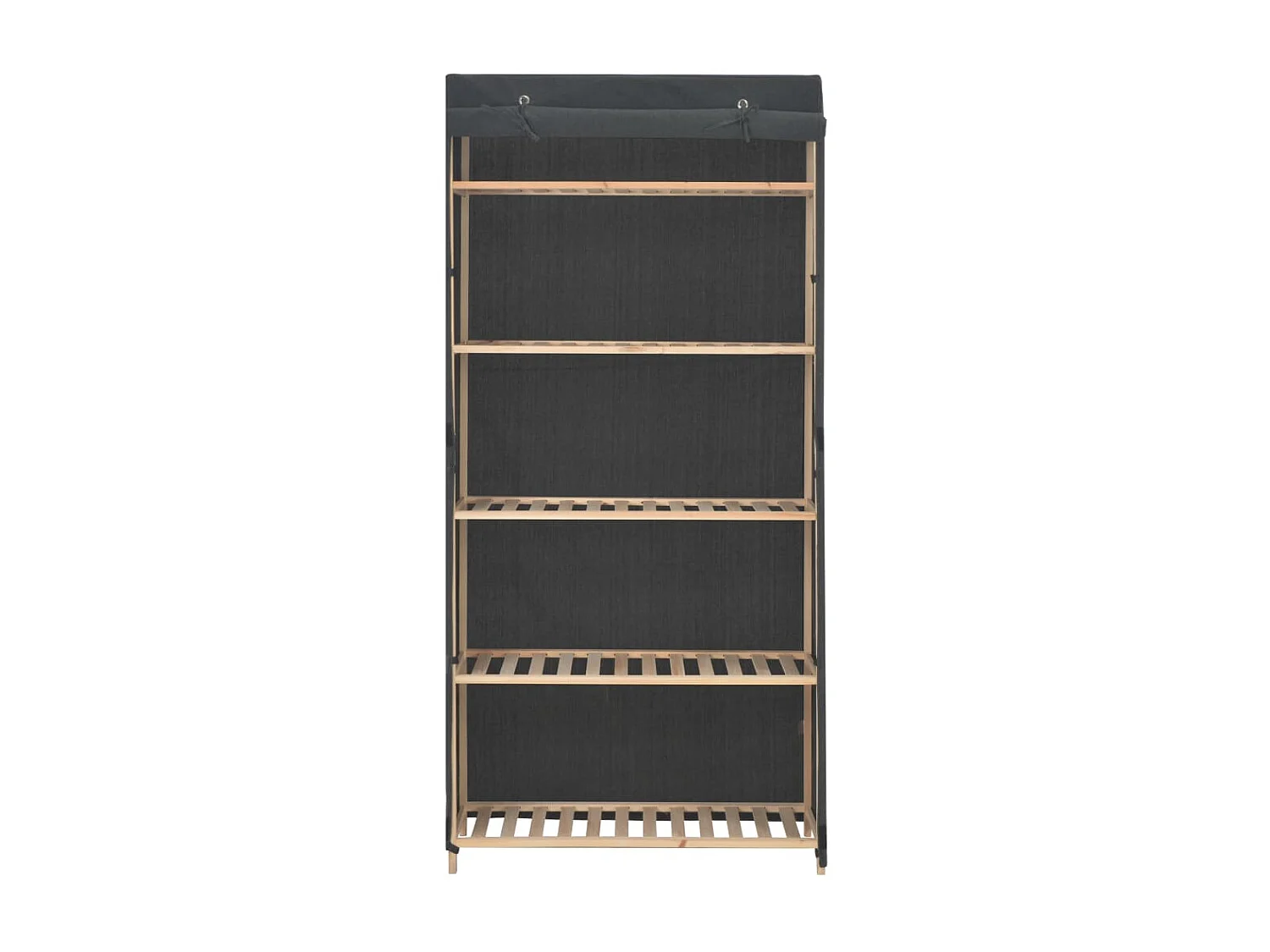 Garde-robe Gris 79 x 40 x 170 cm Tissu