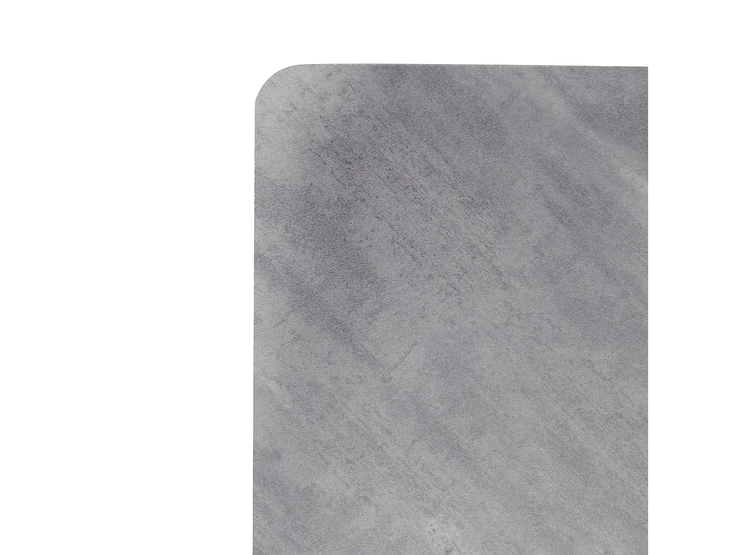 Table à manger rectangulaire 4 à 6 couverts - Bois massif - 117 x 68 x 75 cm - Gris