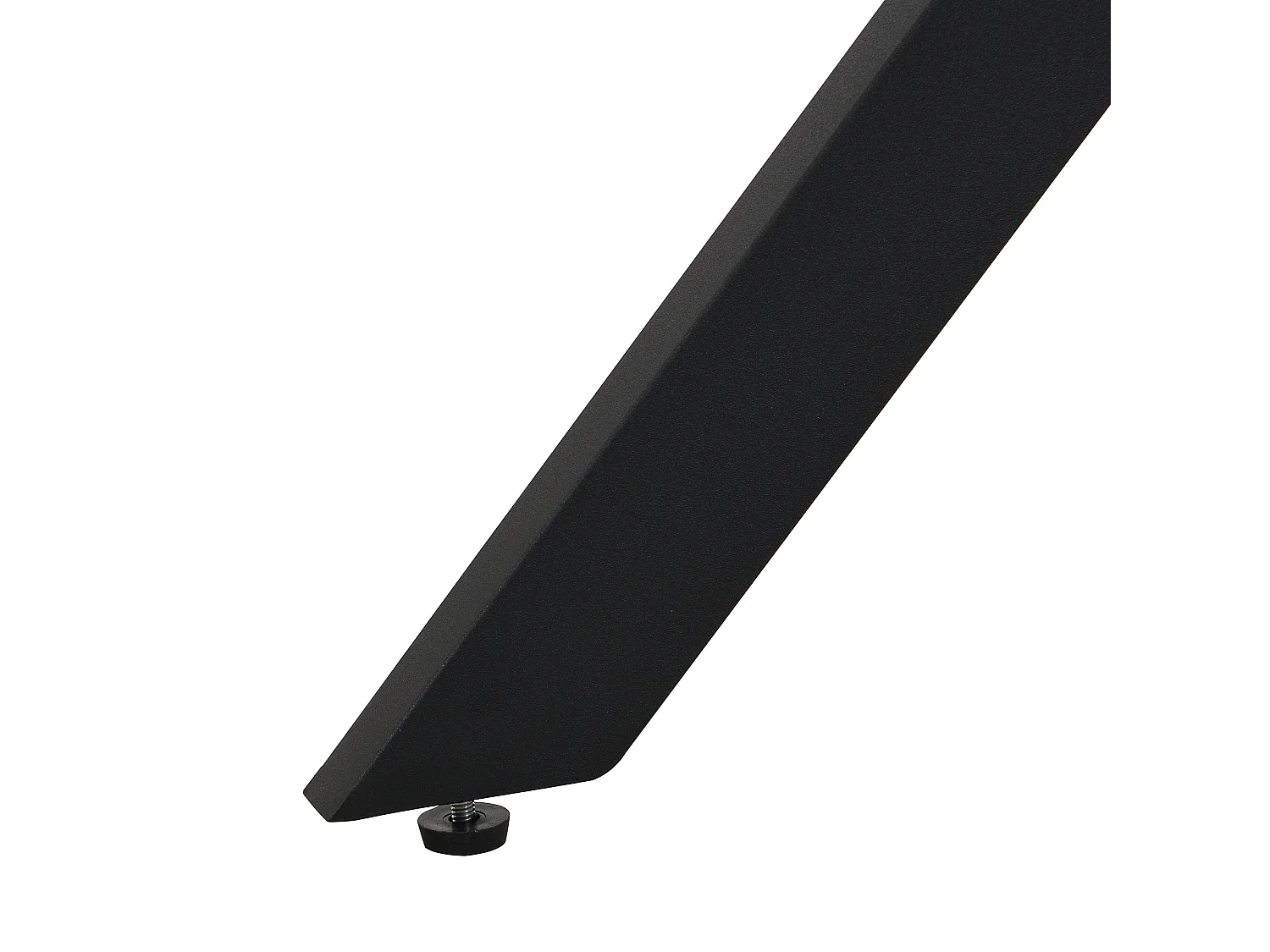 Utdragbart matbord för 4 till 6 kuvert - L150/180 x B70 x H76 cm - MDF-trä och metall - Marmormönster - Grå