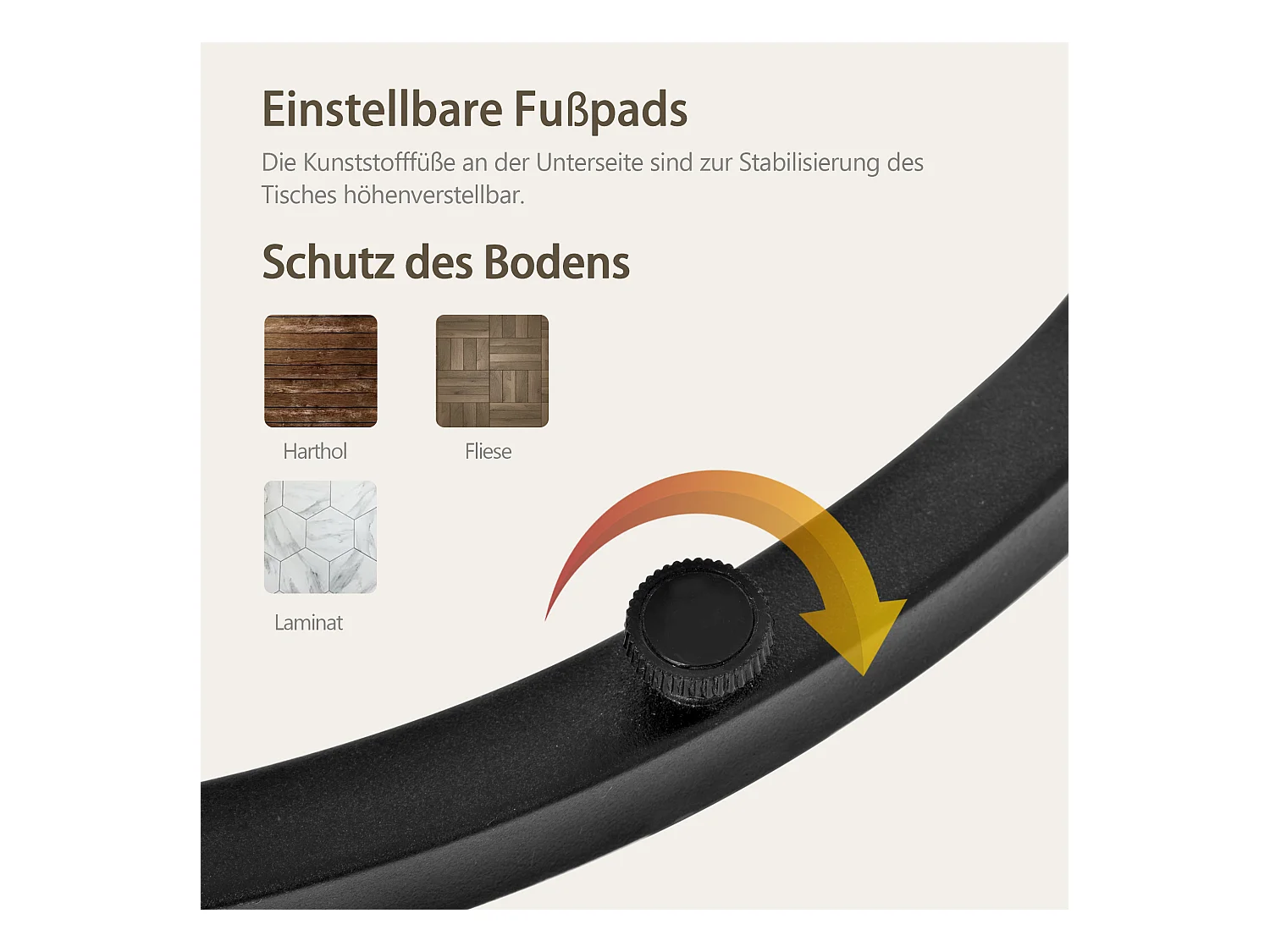 Set van 2 in elkaar passende salontafels, bijzettafel - MDF-hout en metalen poten - eikenkleur