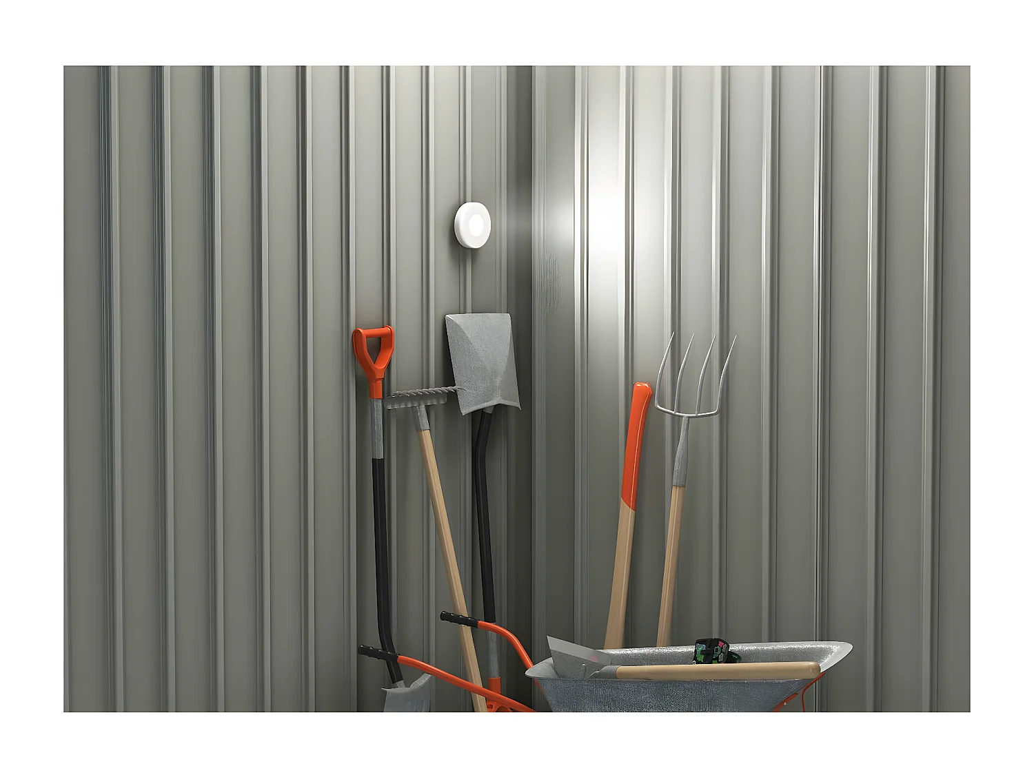 LED-Lampe mit Bewegungssensor - Weiß