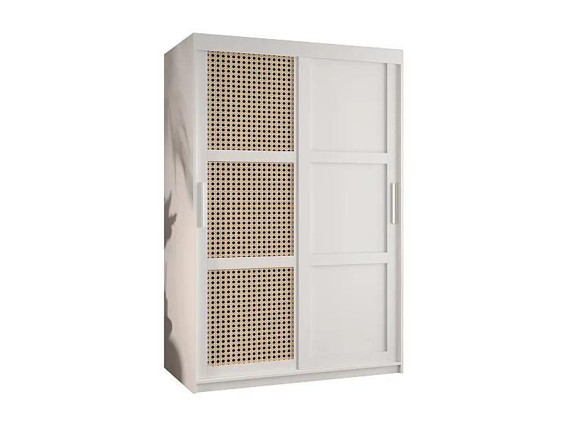 ARMOIRE PLECIONKA 3 À PORTES COULISSANTES 200/120/62 2 Portes (blanc)