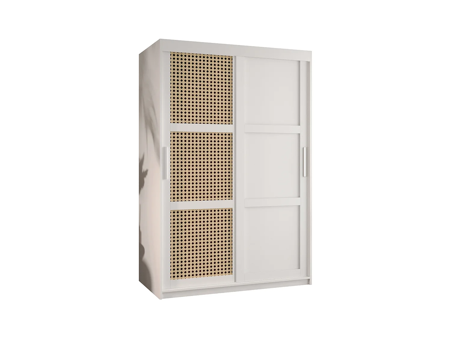 ARMOIRE PLECIONKA 3 À PORTES COULISSANTES 200/120/62 2 Portes (blanc)