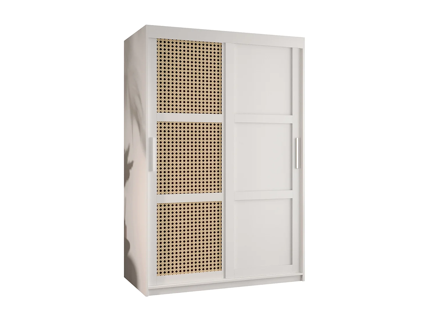 ARMOIRE PLECIONKA 3 À PORTES COULISSANTES 200/120/62 2 Portes (blanc)