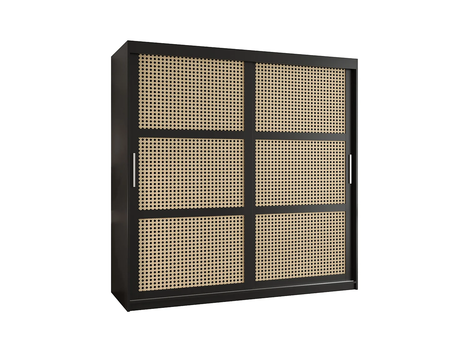 ARMOIRE PLECIONKA À PORTES COULISSANTES 200/180/62 2 Portes (negro)