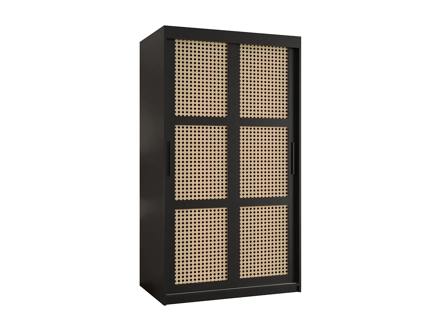 ARMOIRE PLECIONKA À PORTES COULISSANTES 200/100/62 2 Portes (negro)