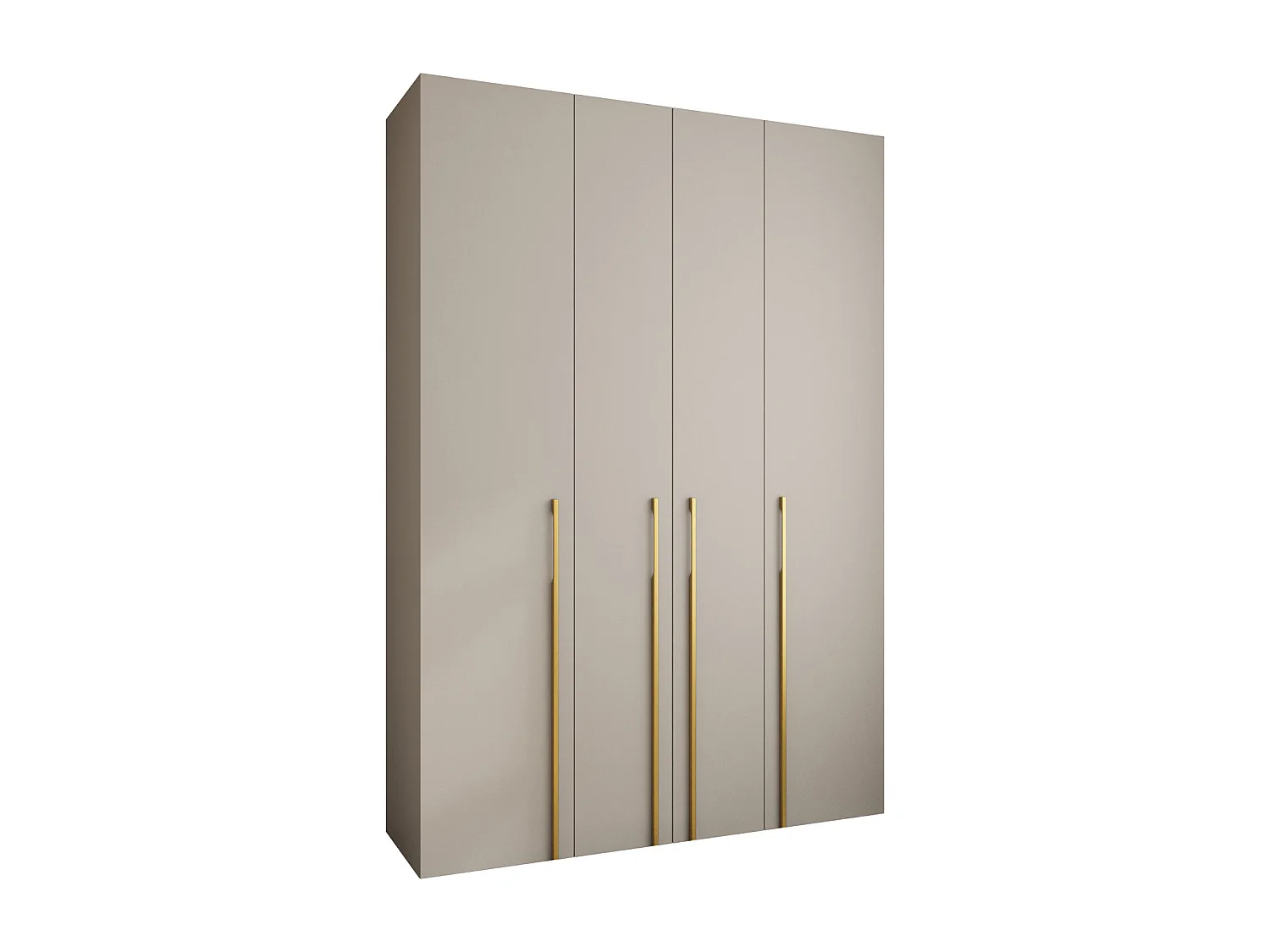 Drehtürenschrank Como 3 245,5/170/40 4-türig (Kaschmir/Gold)