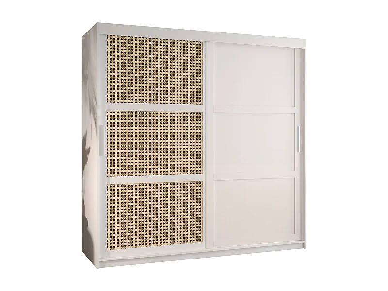 PLECIONKA 3 KLEDINGKAST MET SCHUIFDEUREN 200/180/62 2 deuren (wit)