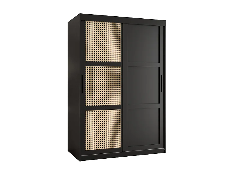 ARMOIRE PLECIONKA 3 À PORTES COULISSANTES 200/120/62 2 Portes (negro)