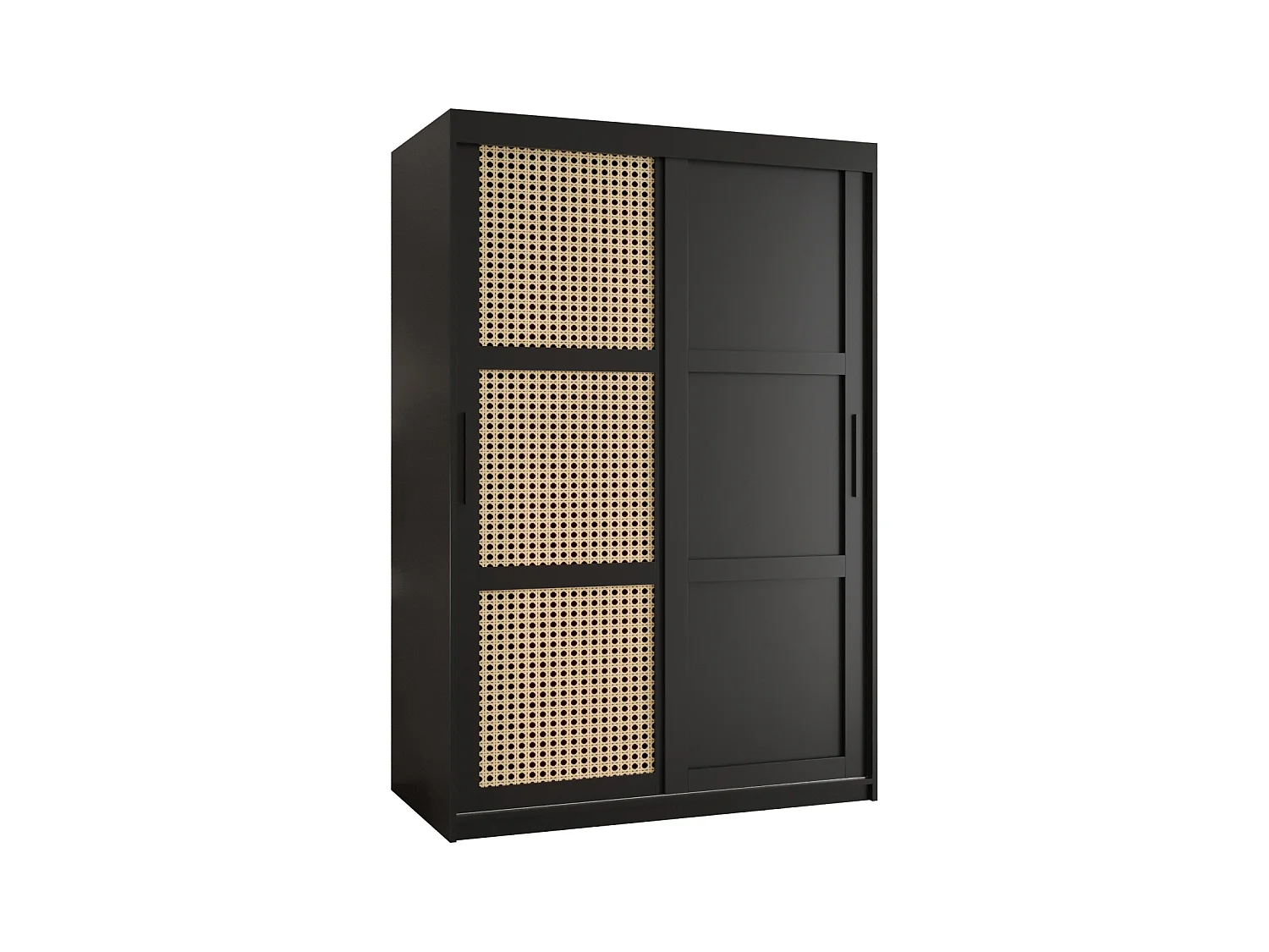 ARMOIRE PLECIONKA 3 À PORTES COULISSANTES 200/120/62 2 Portes (negro)